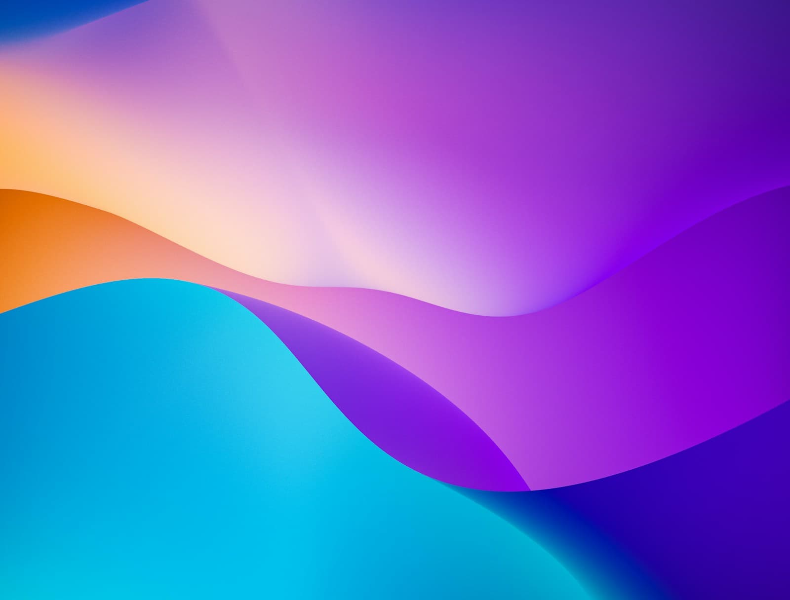 Abstract blue and violet gradient on a mobile screen mockup