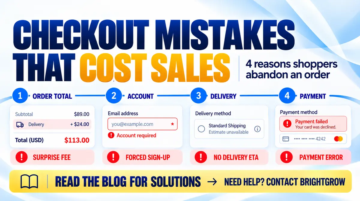 Ecommerce Checkout Mistakes That Lose Sales