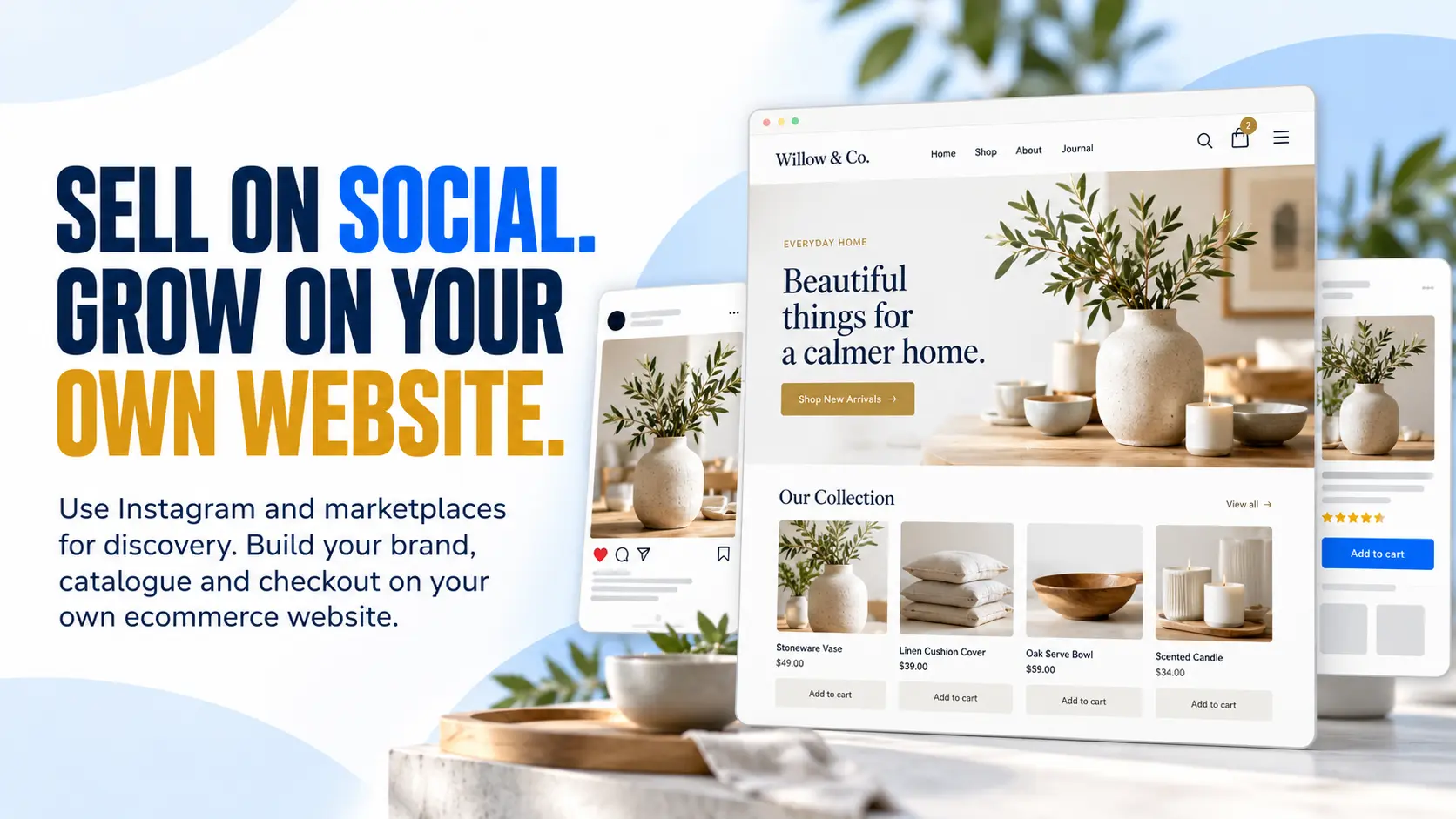 Ecommerce Website vs Selling Only on Instagram or Marketplace