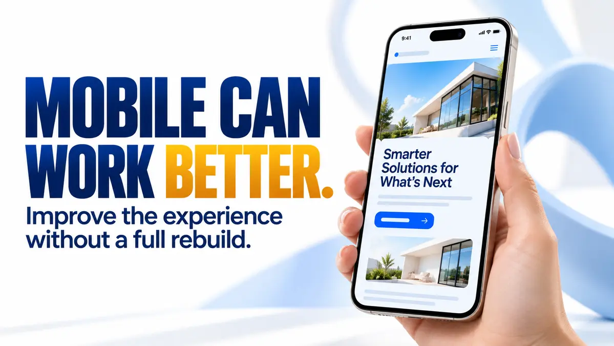 Infographic for How to Improve Mobile Website Experience Without Rebuilding Everything